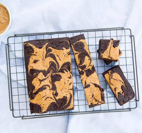 PEANUT BUTTER SWIRL BROWNIE INSTAGRAM