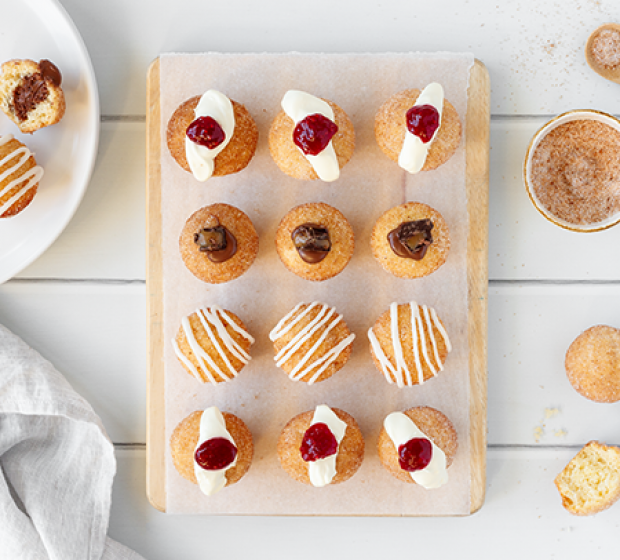 Donut Bites Three Ways