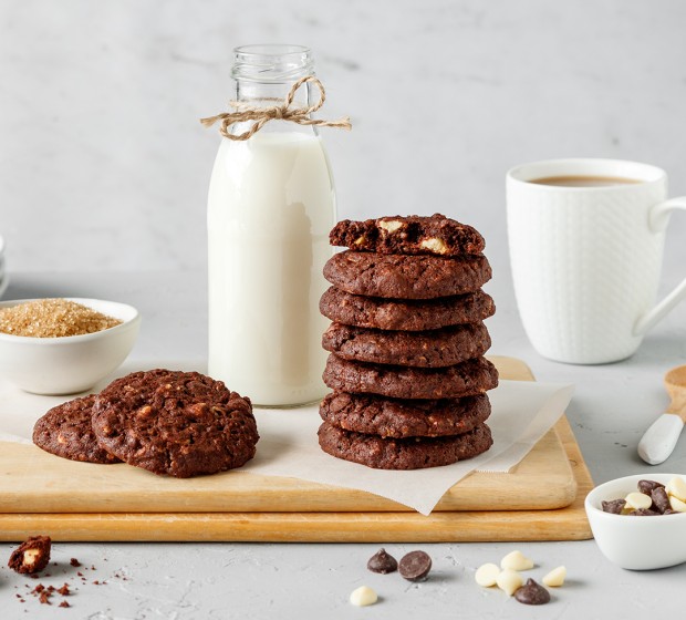 Triple Chocolate Mocha Cookies