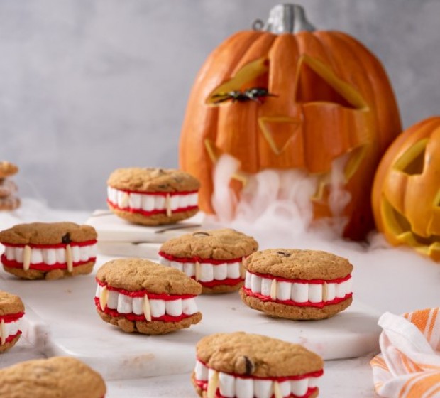 Vampire Teeth Cookies