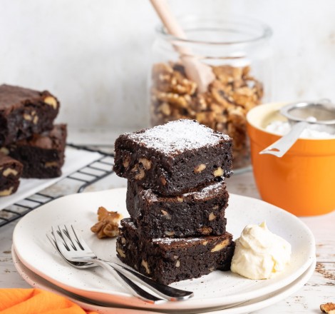 Gluten Free Choc Walnut Brownie PORTRAIT Low Res