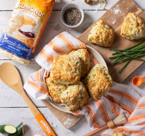 zuchini and cheddar scone